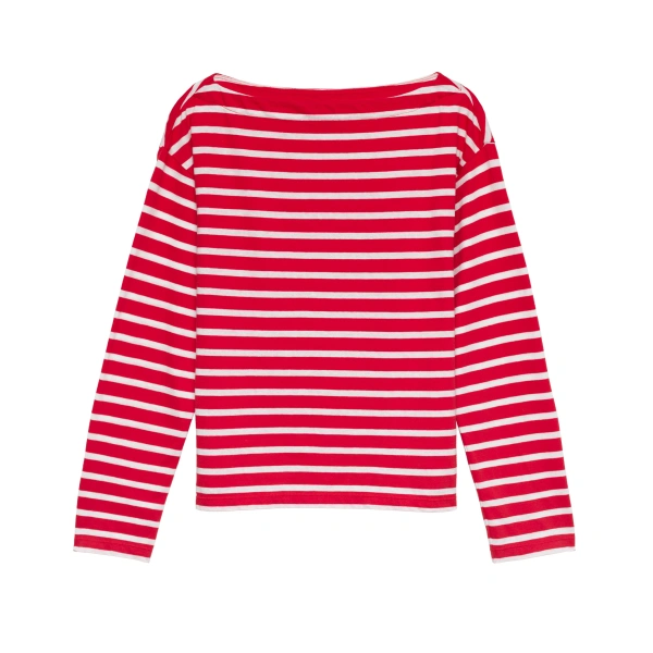 Irene Tee in Rouge Breton Stripe