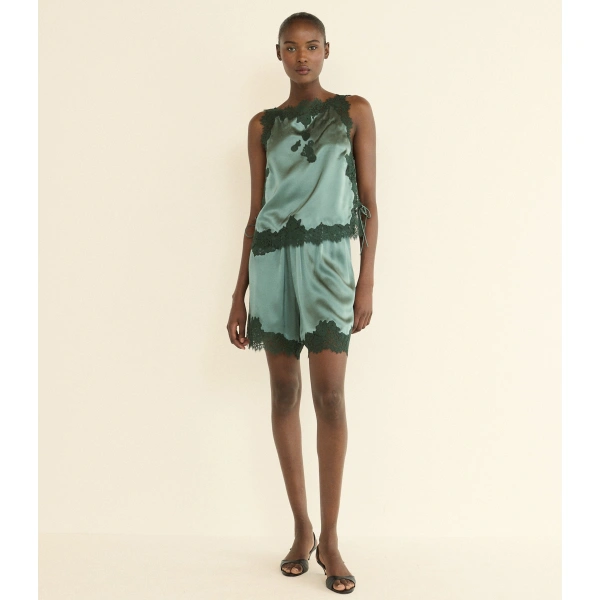 Doen Irsa Short in Dulac Green | Shorts | Coveti, view 6