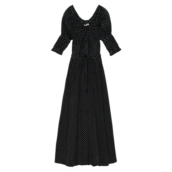 Ischia Dress in Noir Dot