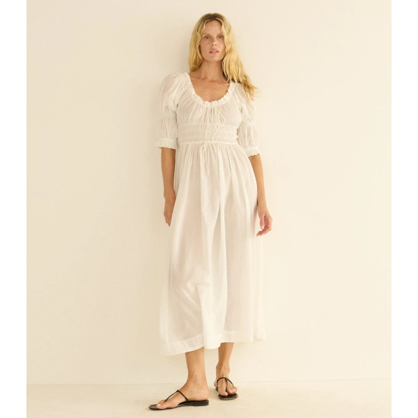 Doen Ischia Dress in Salt | Maxi Dresses | Coveti, view 2