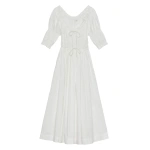 Doen Ischia Dress in Salt | Maxi Dresses | Coveti