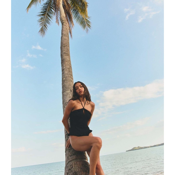 Doen Isla Maillot in Black | Swimsuits | Coveti, view 4