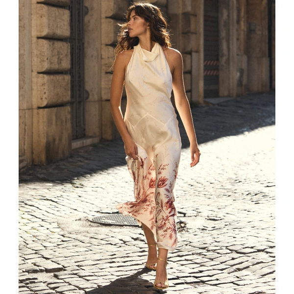 Doen Ismerie Dress in Windswept Tulips | Midi Dresses | Coveti, view 2