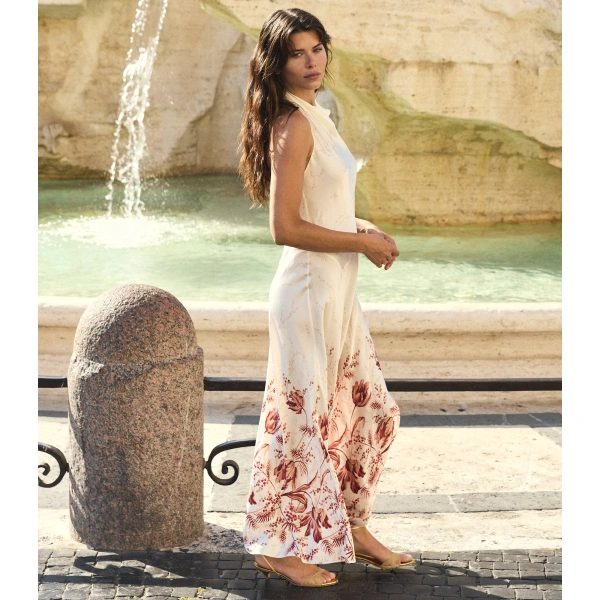 Doen Ismerie Dress in Windswept Tulips | Midi Dresses | Coveti, view 4