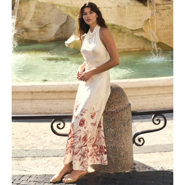 Doen Ismerie Dress in Windswept Tulips | Midi Dresses | Coveti, view 5