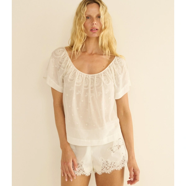 Doen Ivette Short in Salt | Shorts | Coveti, view 5