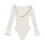 Doen Jada Bodysuit in Salt | Bodysuits | Coveti