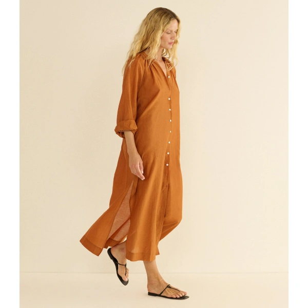 Doen Joliane Dress in Coconut | Midi Dresses | Coveti, view 6