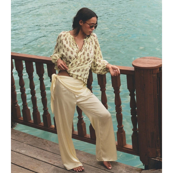 Doen Jonie Top in Dandelion Grove | Blouses | Coveti, view 5