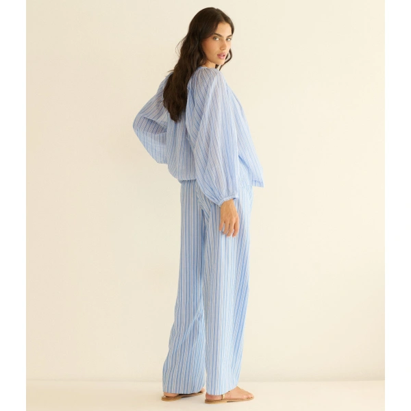 Doen Jonie Top in Salerno Stripe | Blouses | Coveti, view 6