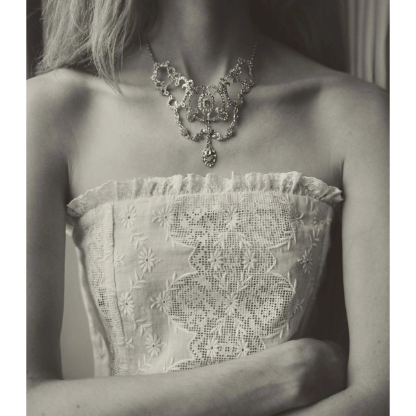 Doen Josephine Anniversary Dress in Salt | Midi Dresses | Coveti, view 4