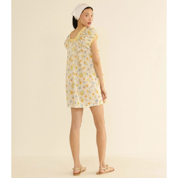 Doen Julia Dress in Dahlia Floral | Mini Dresses | Coveti, view 5