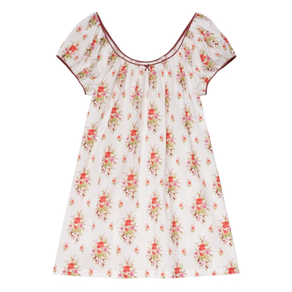 Julia Dress in Rose Petit Bouquet de Chamonix
