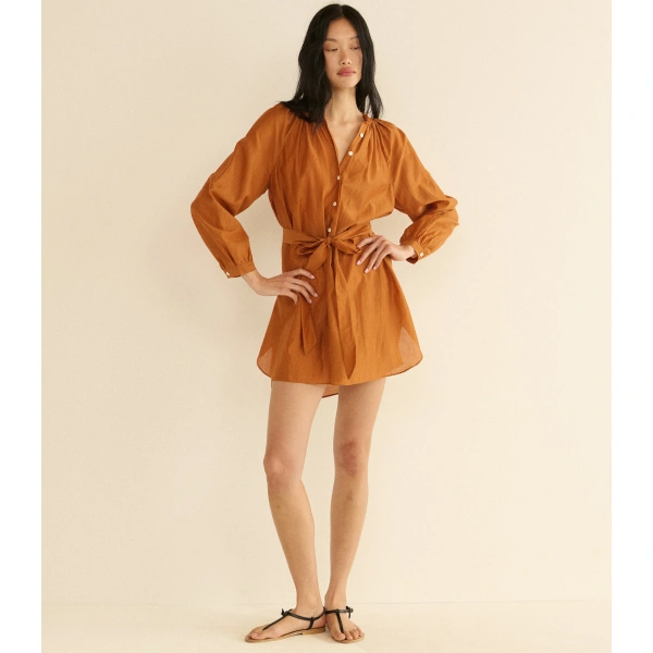 Doen Juliet Tunic Dress in Coconut | Mini Dresses | Coveti, view 4