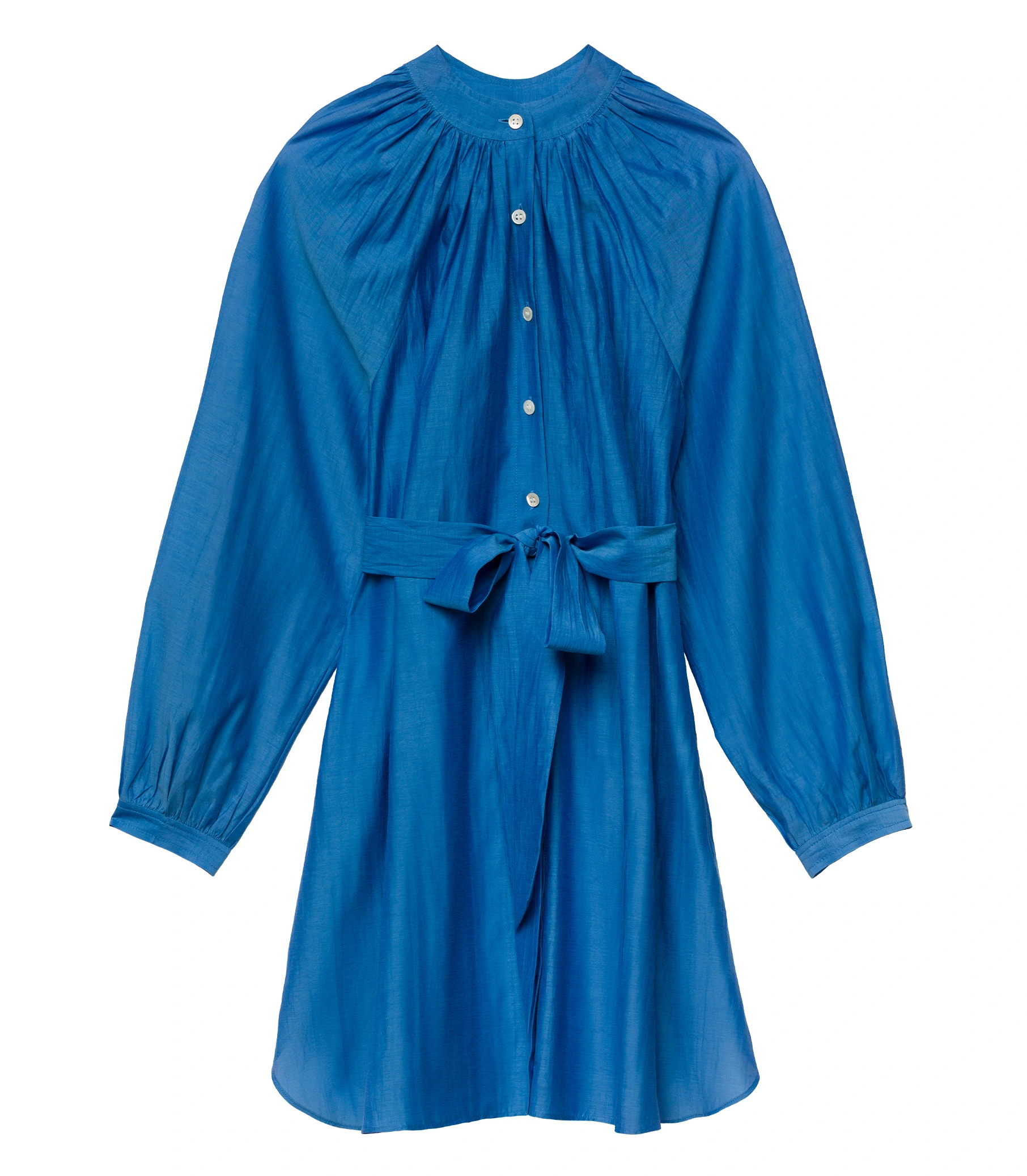 Doen Juliet Tunic Dress in Santorini Blue Doen Juliet Tunic Dress in Santorini Blue | Mini Dresses | Coveti