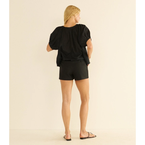 Doen June Top in Black | Blouses | Coveti, view 5