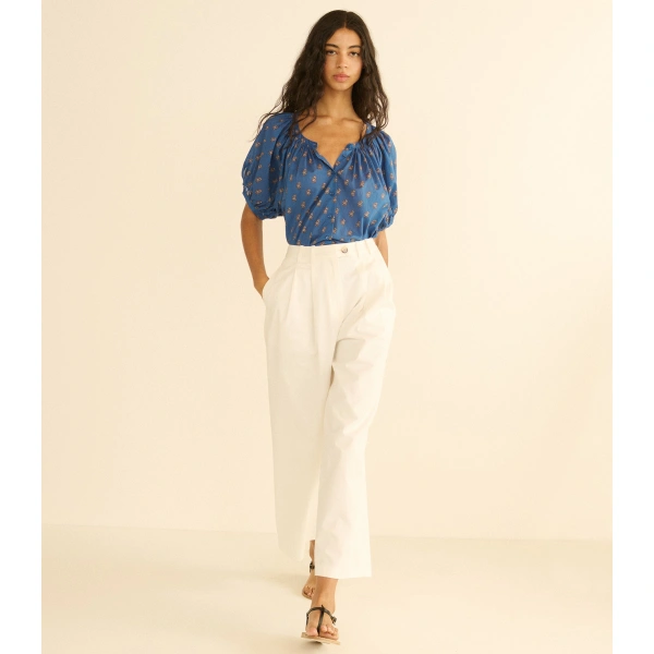 Doen June Top in Eartha Paisley | Blouses | Coveti, view 6