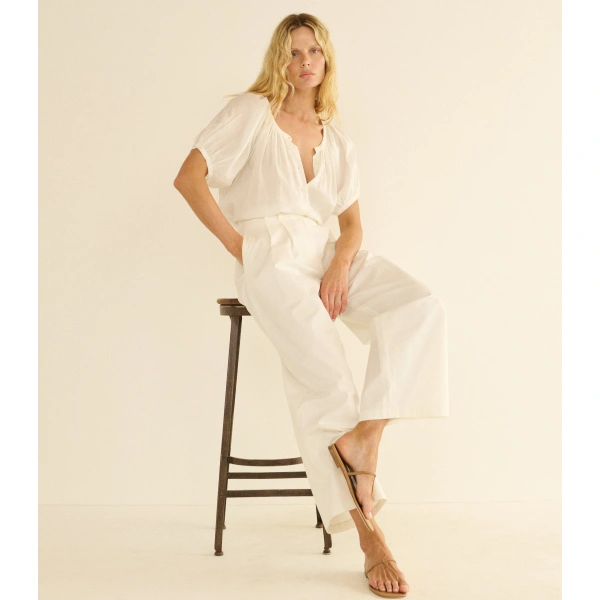 Doen June Top in Salt | Blouses | Coveti, view 3