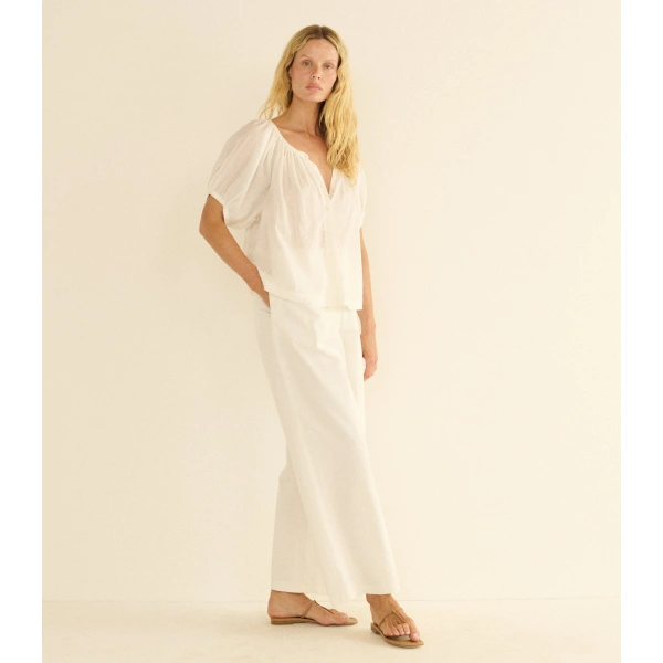 Doen June Top in Salt | Blouses | Coveti, view 4