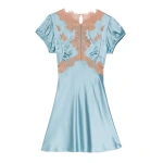 Doen Junia Dress in Deep Aquamarine | Mini Dresses | Coveti