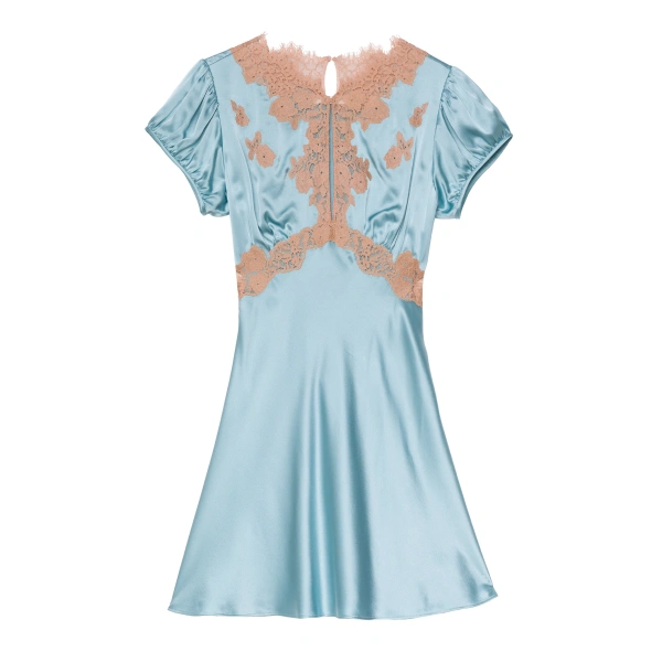 Junia Dress in Deep Aquamarine