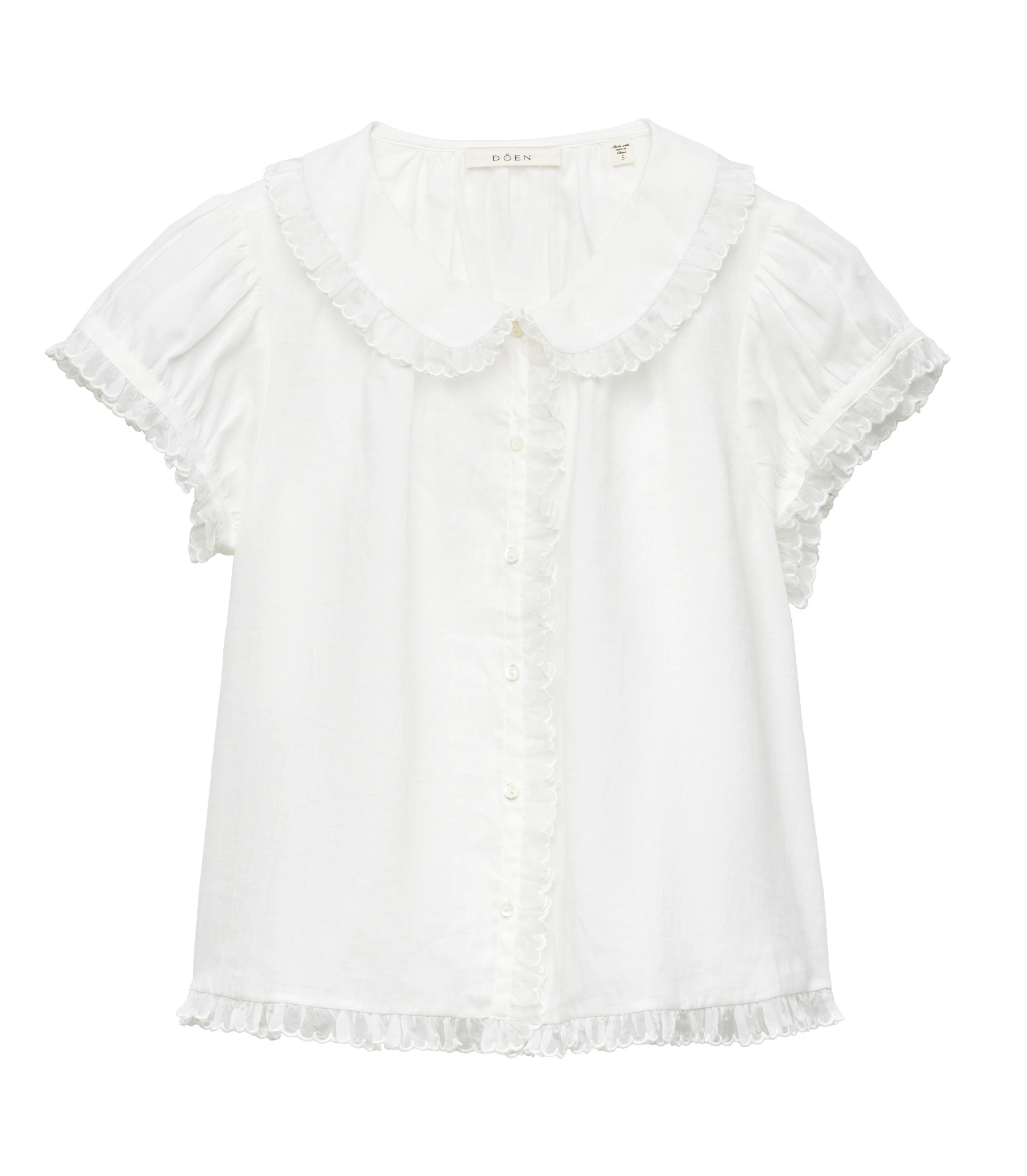 Doen Karina Top in Salt Doen Karina Top in Salt | Blouses | Coveti