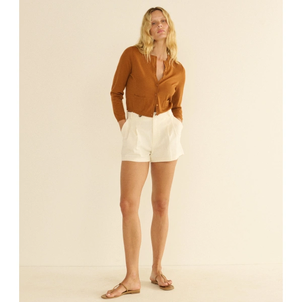 Doen Kingsley Short in Salt | Shorts | Coveti, view 6