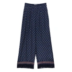 Doen Lavon Fringe Pant in Bleu Taormina Paisley | Pants | Coveti