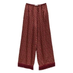 Doen Lavon Fringe Pant in San Sebastian Foulard | Pants | Coveti