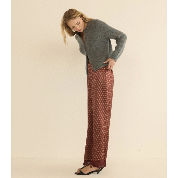 Doen Lavon Fringe Pant in San Sebastian Foulard | Pants | Coveti, view 6