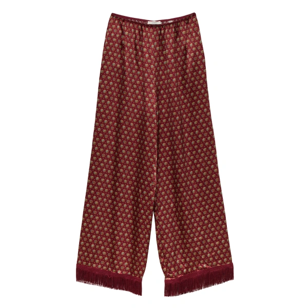 Doen Lavon Fringe Pant in San Sebastian Foulard | Pants | Coveti