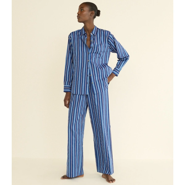 Doen Lavona Drawstring Pant in Marceau Stripe | Pyjamas | Coveti, view 4