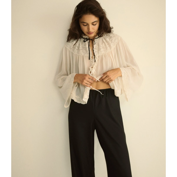 Doen Lavona Pant in Black | Pants | Coveti, view 3