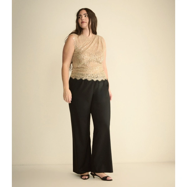 Doen Lavona Pant in Black | Pants | Coveti, view 5