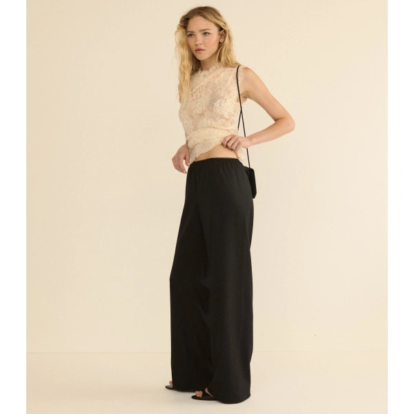 Doen Lavona Pant in Dark Charcoal | Pants | Coveti, view 2