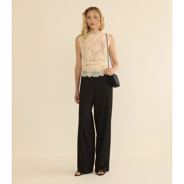 Doen Lavona Pant in Dark Charcoal | Pants | Coveti, view 3