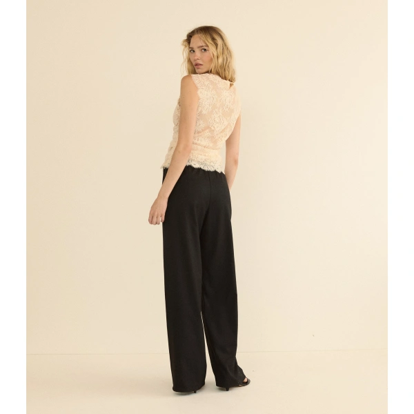 Doen Lavona Pant in Dark Charcoal | Pants | Coveti, view 5