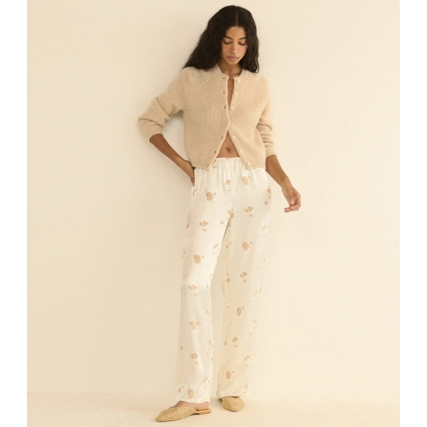 Doen Lavona Pant in Fresco Tappezzeria Jacquard | Pants | Coveti, view 2