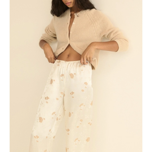 Doen Lavona Pant in Fresco Tappezzeria Jacquard | Pants | Coveti, view 4