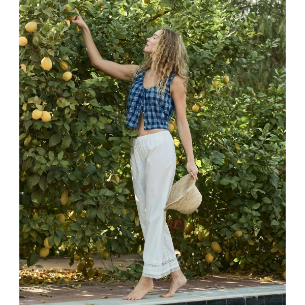 Doen Lavona Pant in Powder | Pants | Coveti, view 5
