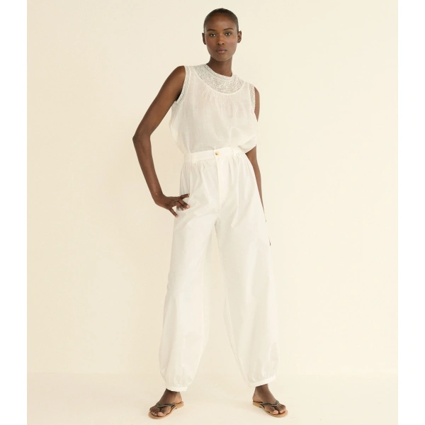 Doen Liletta Top in Salt | Blouses | Coveti, view 3