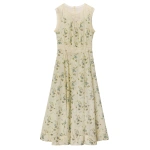 Doen Liliane Dress in Sunshine Prairie Rose | Midi Dresses | Coveti