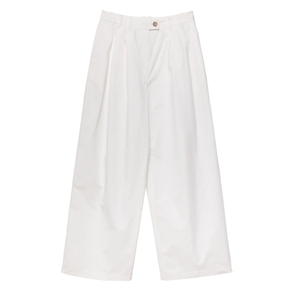 Doen Lisa Pant in Salt | Wide-Leg Pants | Coveti