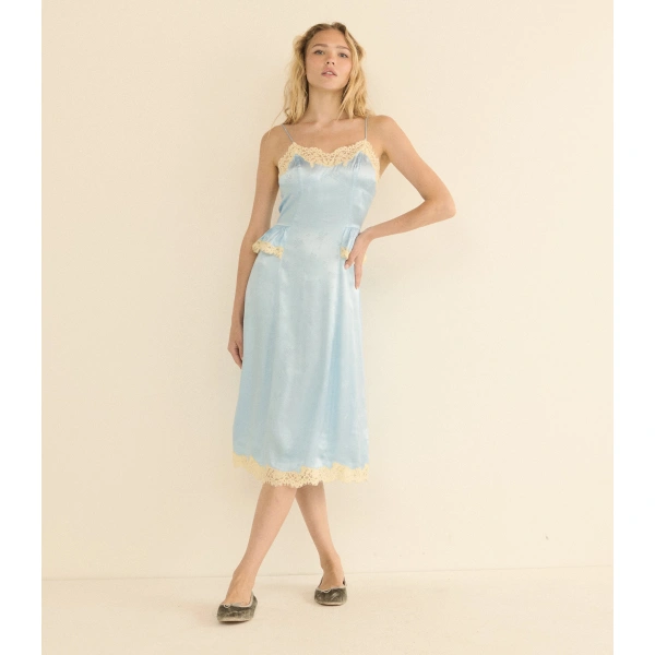 Doen Lise Dress in Forget Me Not | Midi Dresses | Coveti, view 2