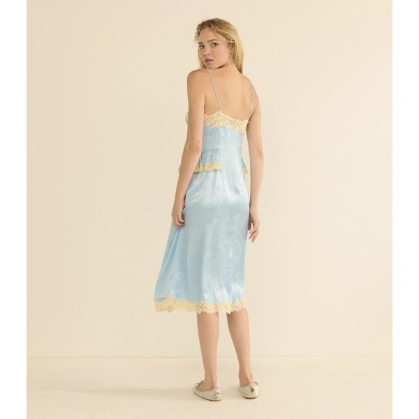Doen Lise Dress in Forget Me Not | Midi Dresses | Coveti, view 4