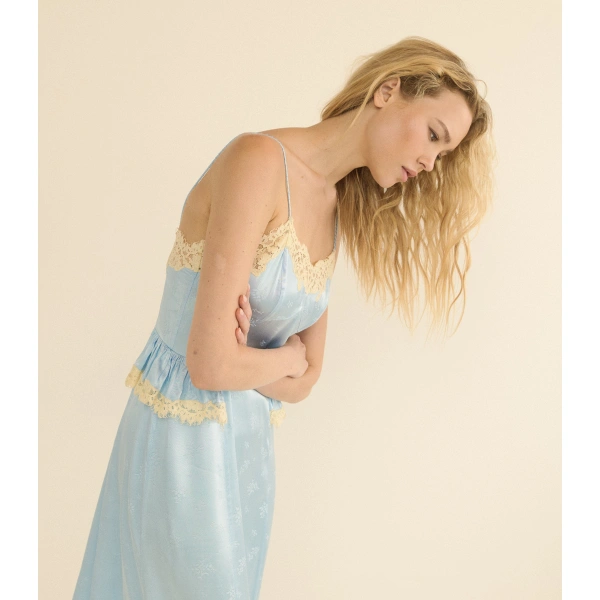 Doen Lise Dress in Forget Me Not | Midi Dresses | Coveti, view 5