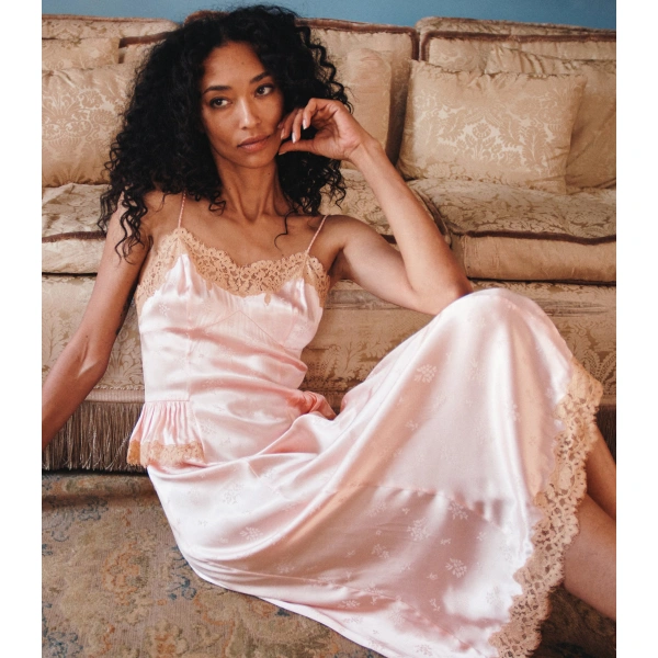 Doen Lise Dress in Nectarine | Midi Dresses | Coveti, view 2
