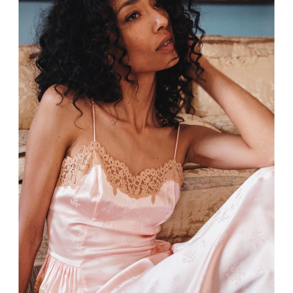 Doen Lise Dress in Nectarine | Midi Dresses | Coveti, view 5
