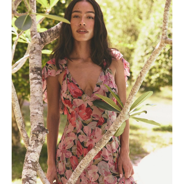 Doen Liselotte Dress in Vallee des Tulipes | Maxi Dresses | Coveti, view 3