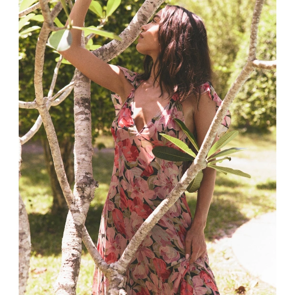 Doen Liselotte Dress in Vallee des Tulipes | Maxi Dresses | Coveti, view 4